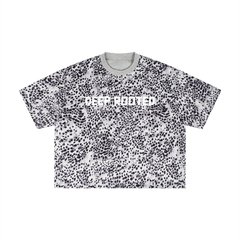 Unisex Leopard Print Boxy T-Shirt