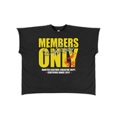 Raw Edge Boxy Non-Shrink T-Shirt