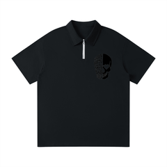 Unisex Quarter-Zip Polo Shirt