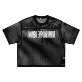 See-through Boxy Net T-Shirt
