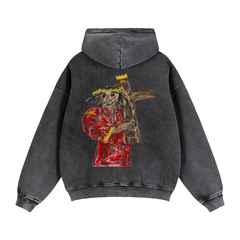 Zip-Through Boxy Fleece Hoodie