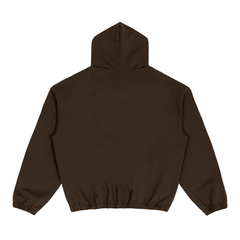 Boxy Cinched Hem Hoodie