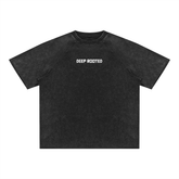 Unisex Mineral Wash Raw Edge T-Shirt