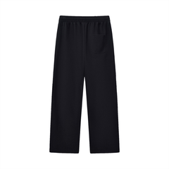 Curved Stripe Straight Sweatpants