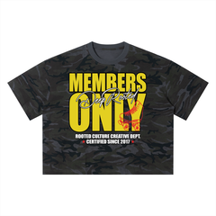 Unisex Camo Boxy T-Shirt