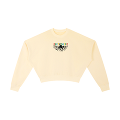 Vintage Washed Cropped Sweatshirt
