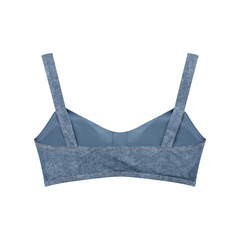Women's Faux Denim Sports Bra