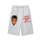 Relaxed Drawstring Three-quarter Sweatpants