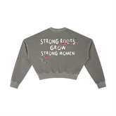 Vintage Washed Cropped Sweatshirt