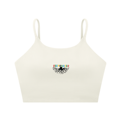 Spaghetti Strap Yoga Sports Bra