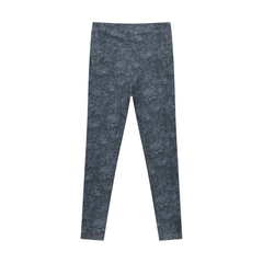 Women's Faux Denim Zip-Fly Leggings