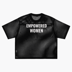 See-through Boxy Net T-Shirt