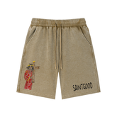 Mineral Wash Waffle Knit Shorts