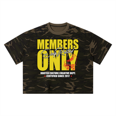Unisex Camo Boxy T-Shirt