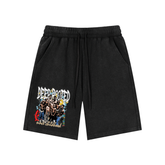 Mineral Wash Waffle Knit Shorts