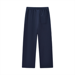 Curved Stripe Straight Sweatpants