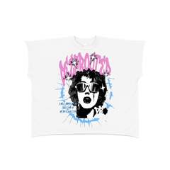 Raw Edge Boxy Non-Shrink T-Shirt