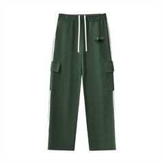Side Stripe Straight-Leg Pants