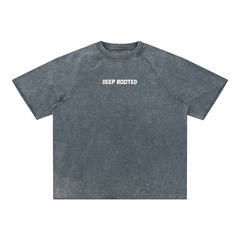 Unisex Mineral Wash Raw Edge T-Shirt