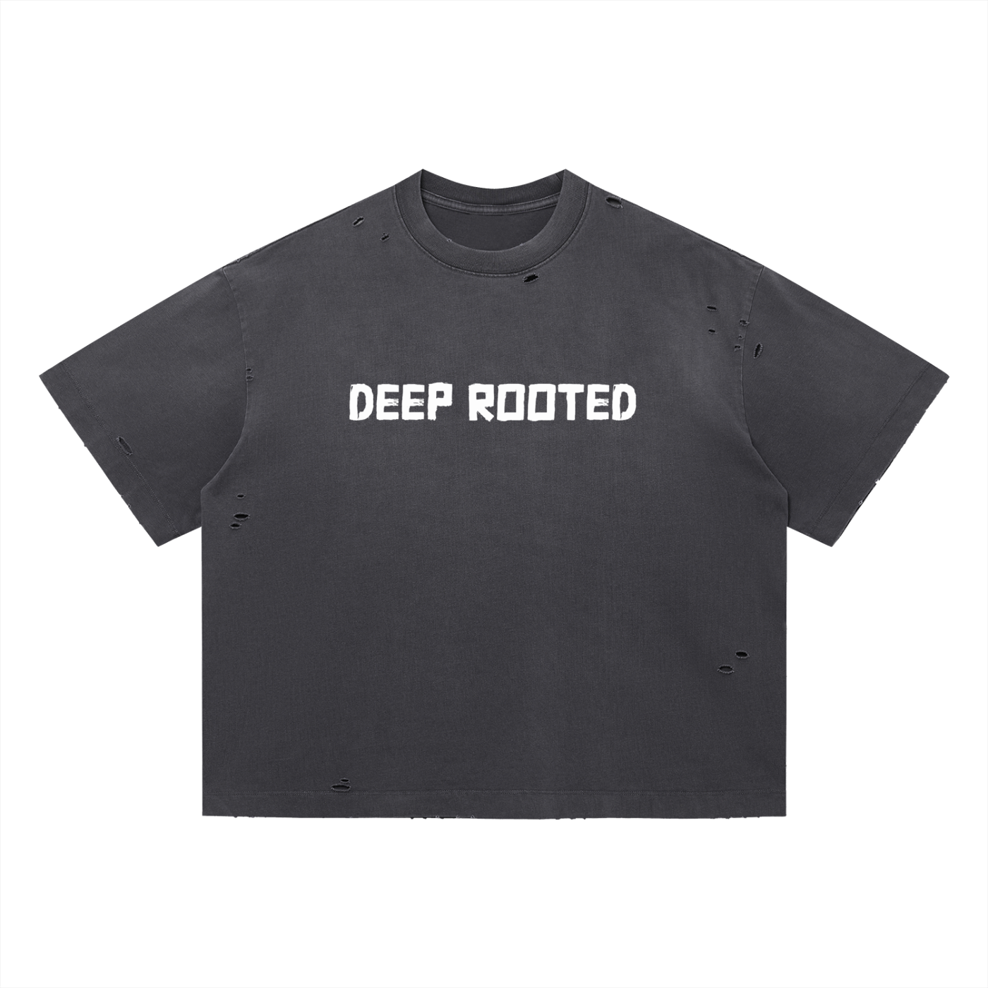 Vintage Washed Distressed Boxy Oversized T-Shirt