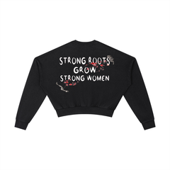 Vintage Washed Cropped Sweatshirt