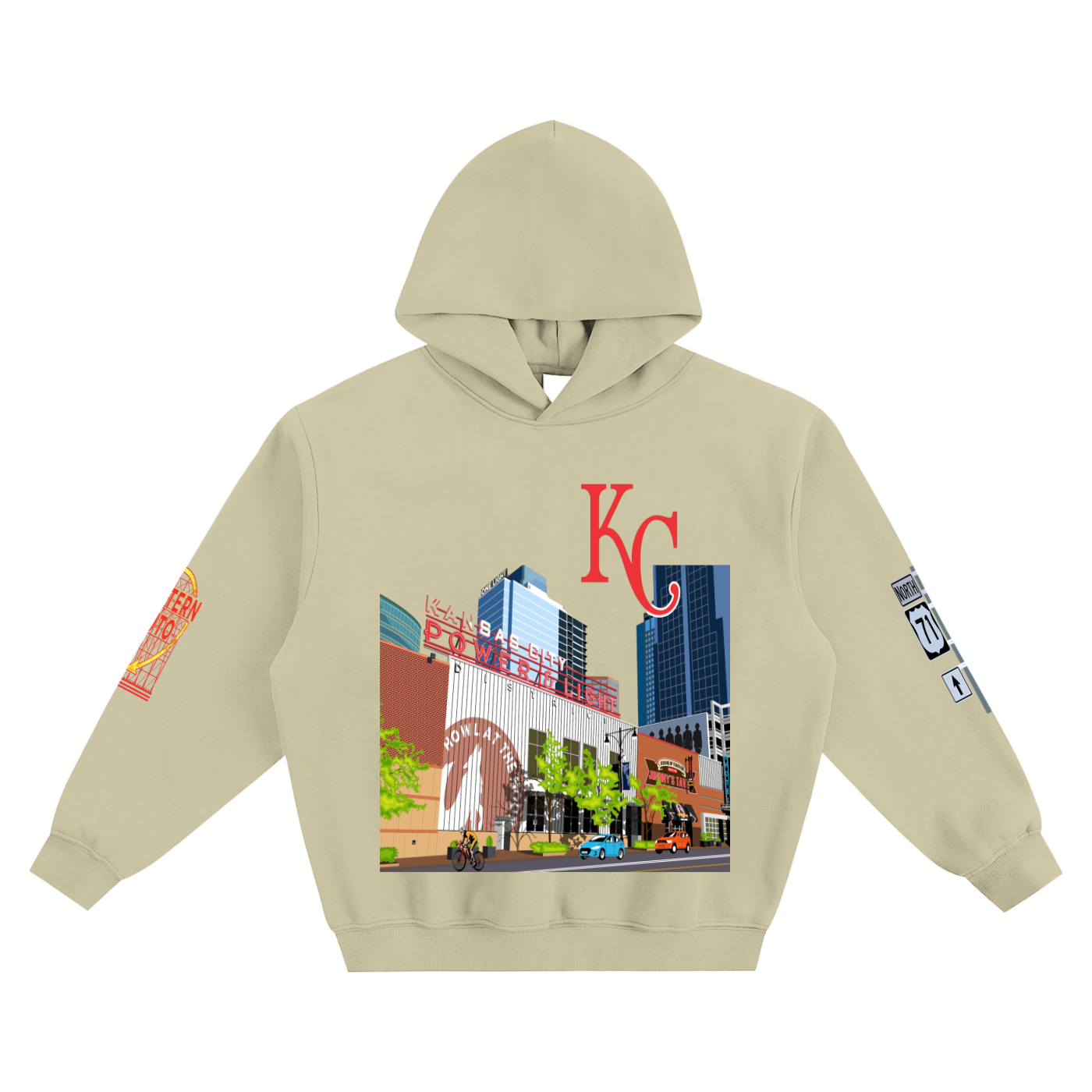 Fleeced Boxy Hoodie