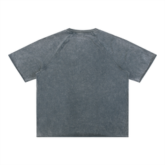 Unisex Mineral Wash Raw Edge T-Shirt