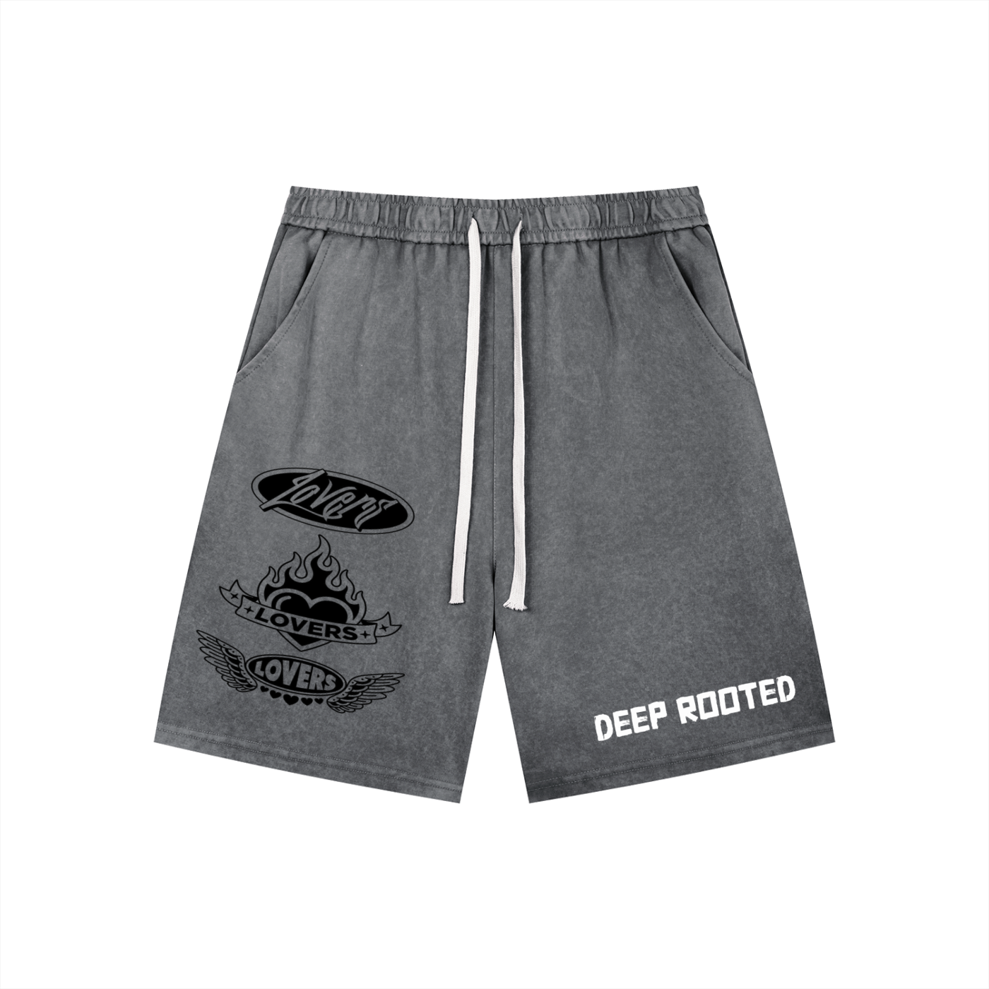 Men’s Vintage Wash Drawstring Shorts