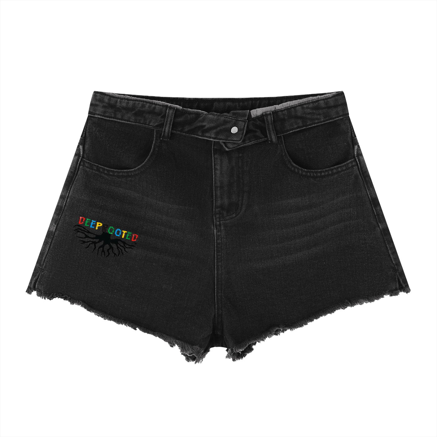 Women’s Vintage Wash High Rise Denim Shorts