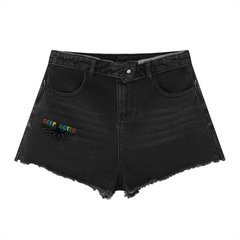 Women’s Vintage Wash High Rise Denim Shorts