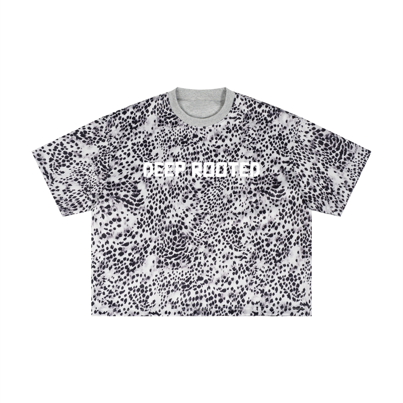 Unisex Leopard Print Boxy T-Shirt