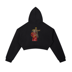 Essential Cropped Zip-Up Hoodie