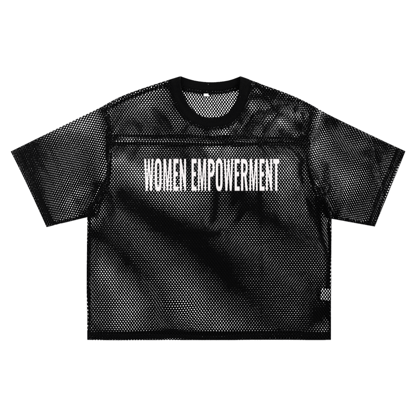See-through Boxy Net T-Shirt