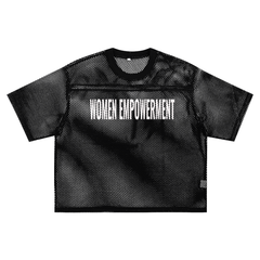 See-through Boxy Net T-Shirt