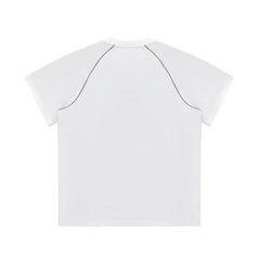 Striped Contrast Stitch T-Shirt