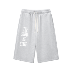 Relaxed Drawstring Three-quarter Sweatpants