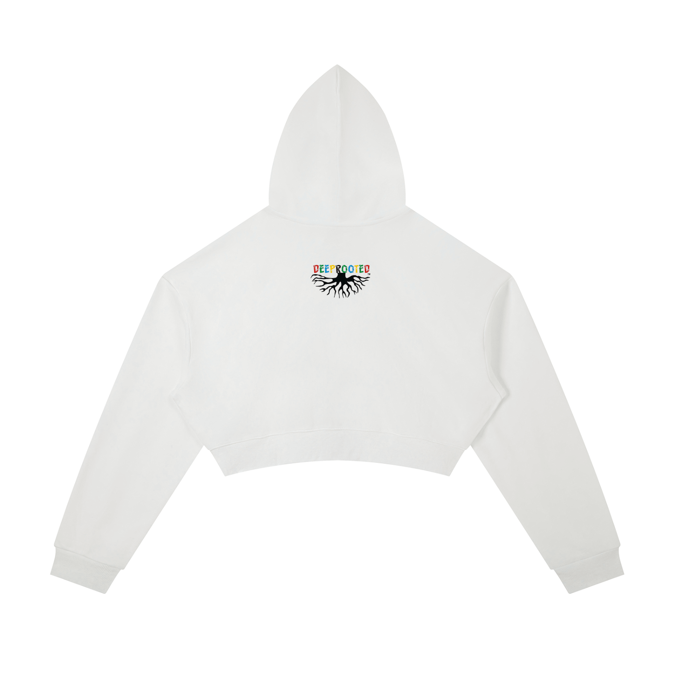 Essential Cropped Zip-Up Hoodie