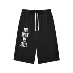 Relaxed Drawstring Three-quarter Sweatpants