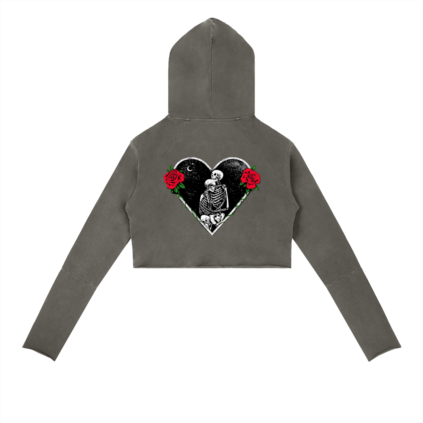Vintage Washed Raw Edge Hoodie