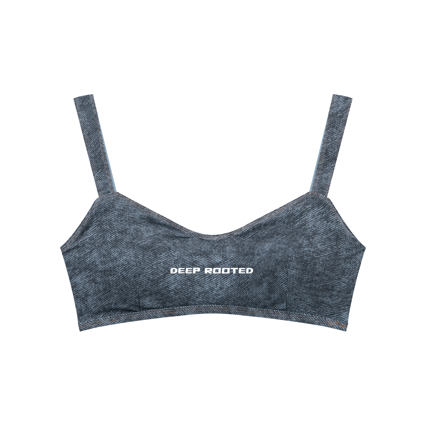 Women's Faux Denim Sports Bra