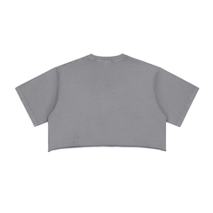 Snow Washed Raw Edge Crop Top