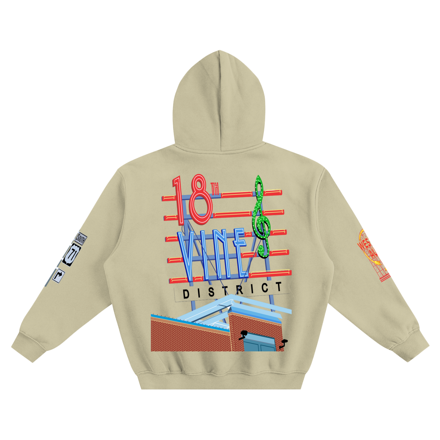 Fleeced Boxy Hoodie