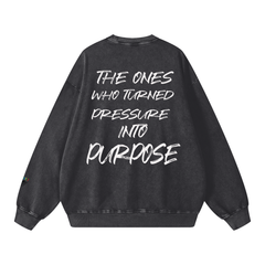 Snow Washed Oversized Sweatshirt