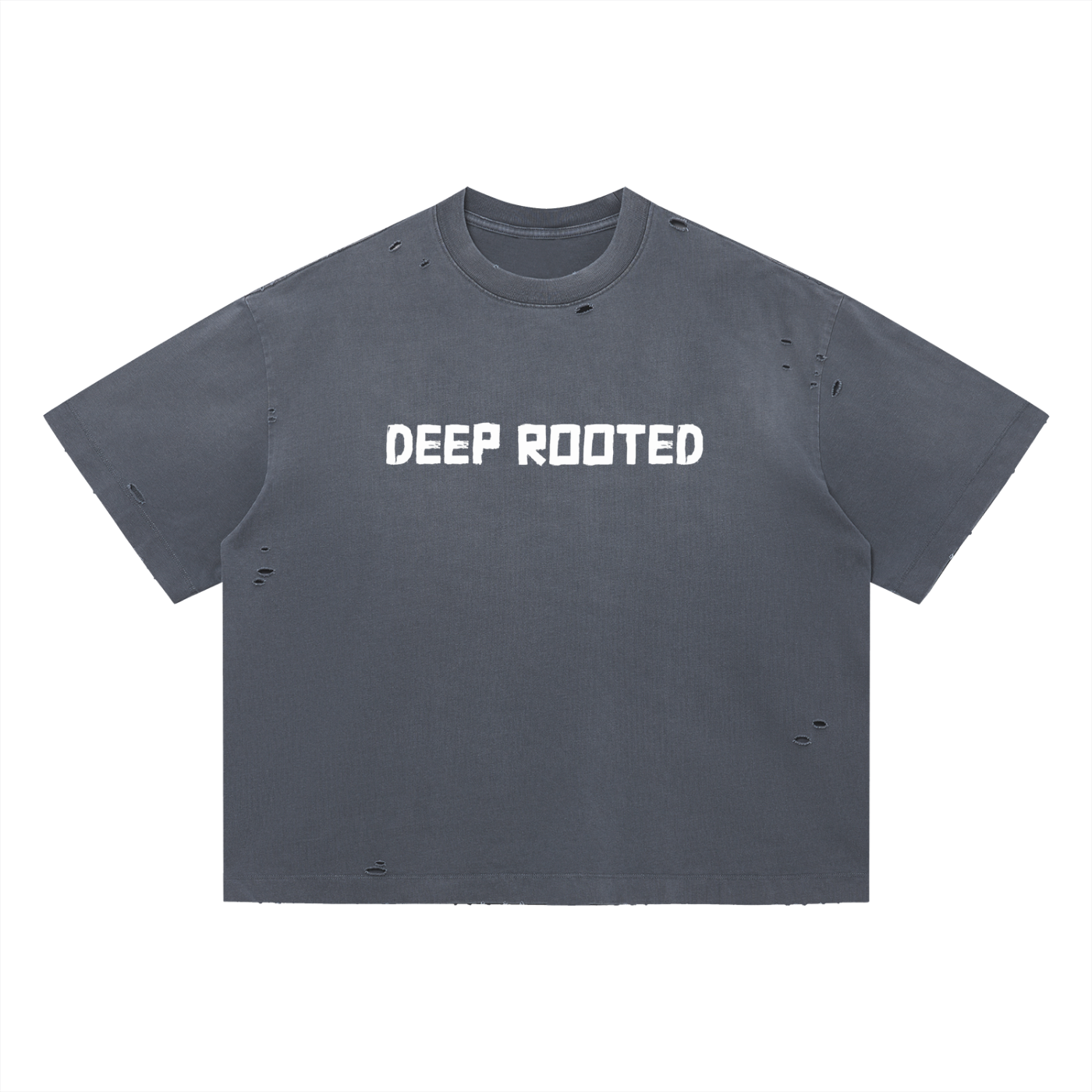 Vintage Washed Distressed Boxy Oversized T-Shirt