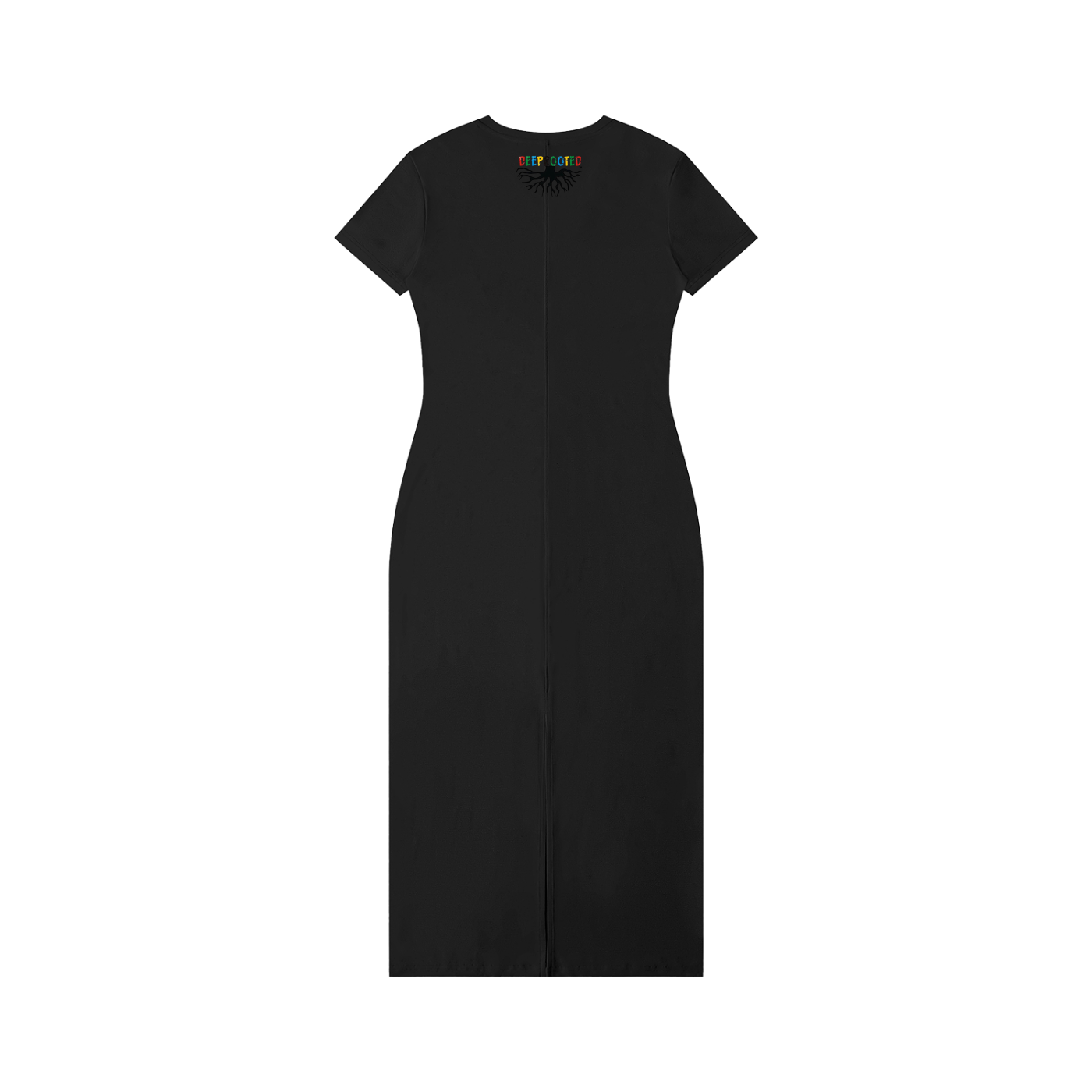 Women's V-Neck Short Sleeve Maxi Dress