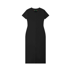 Women's V-Neck Short Sleeve Maxi Dress