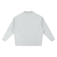 Knitted Round Neck Oversize Sweatshirt