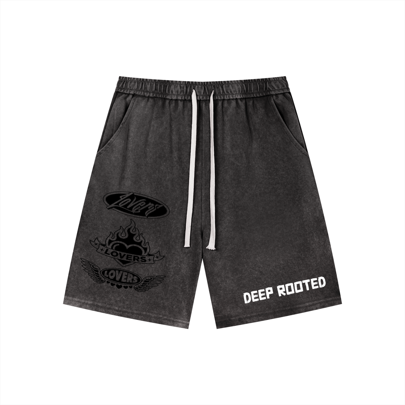 Men’s Vintage Wash Drawstring Shorts