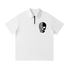 Unisex Quarter-Zip Polo Shirt