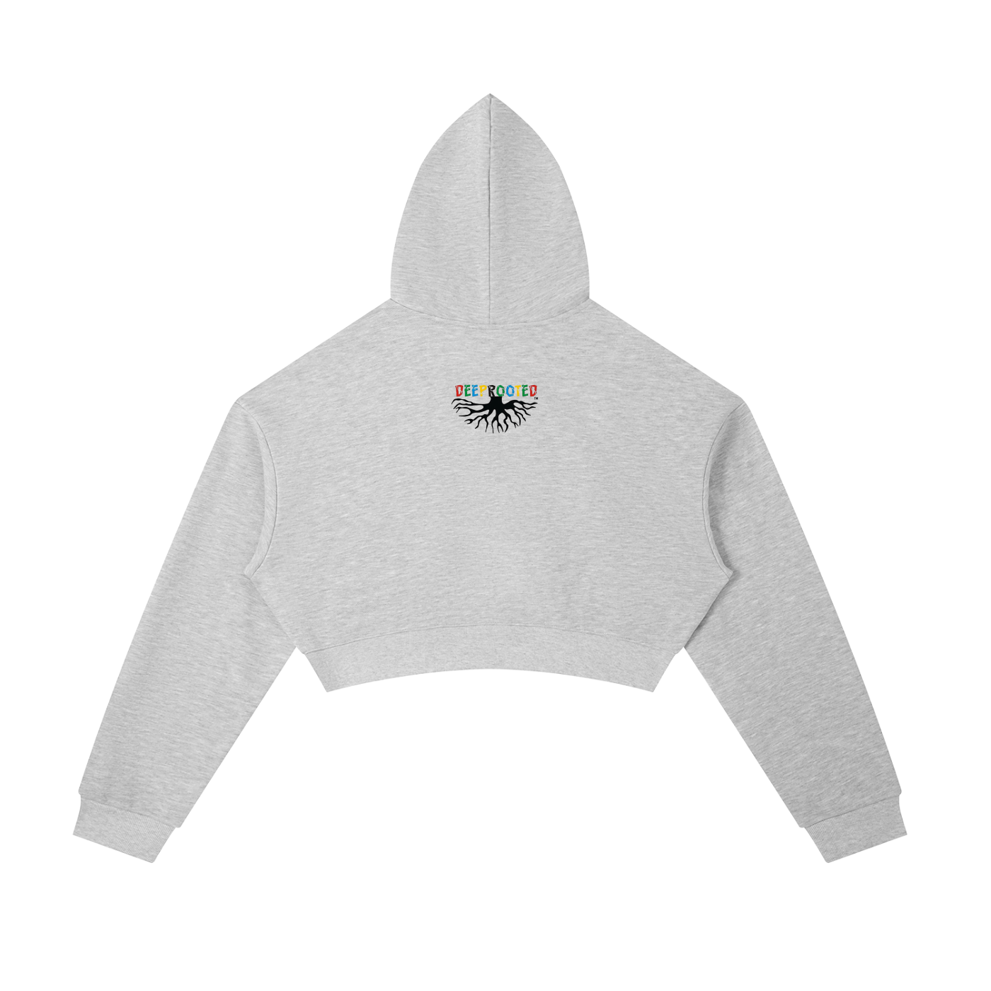 Essential Cropped Zip-Up Hoodie